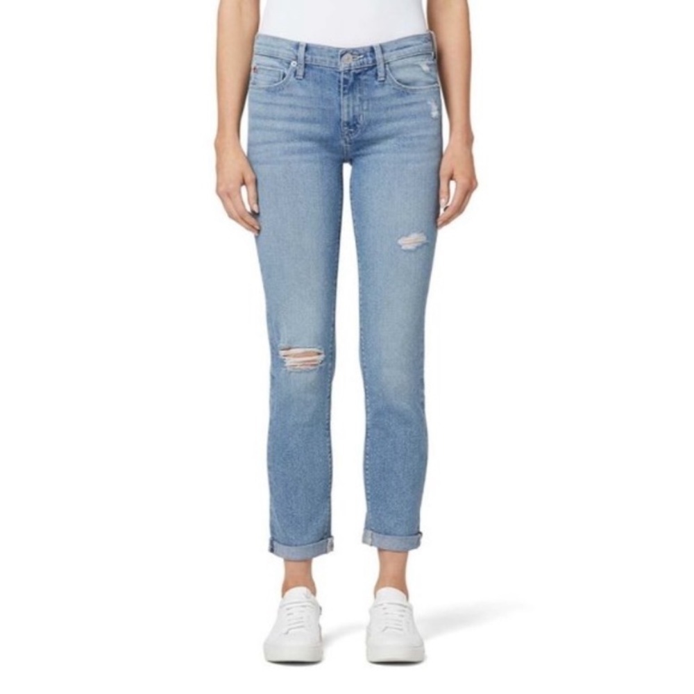 - Hudson Krista Straight Crop Roll Cuff Jeans- size 25​​
